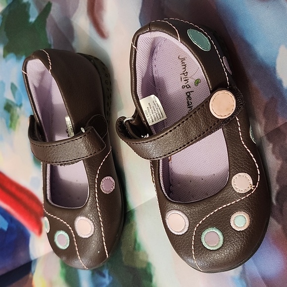 Jumping Bean Girls Shoes Size 8 Toddler EUC - Picture 3 of 5
